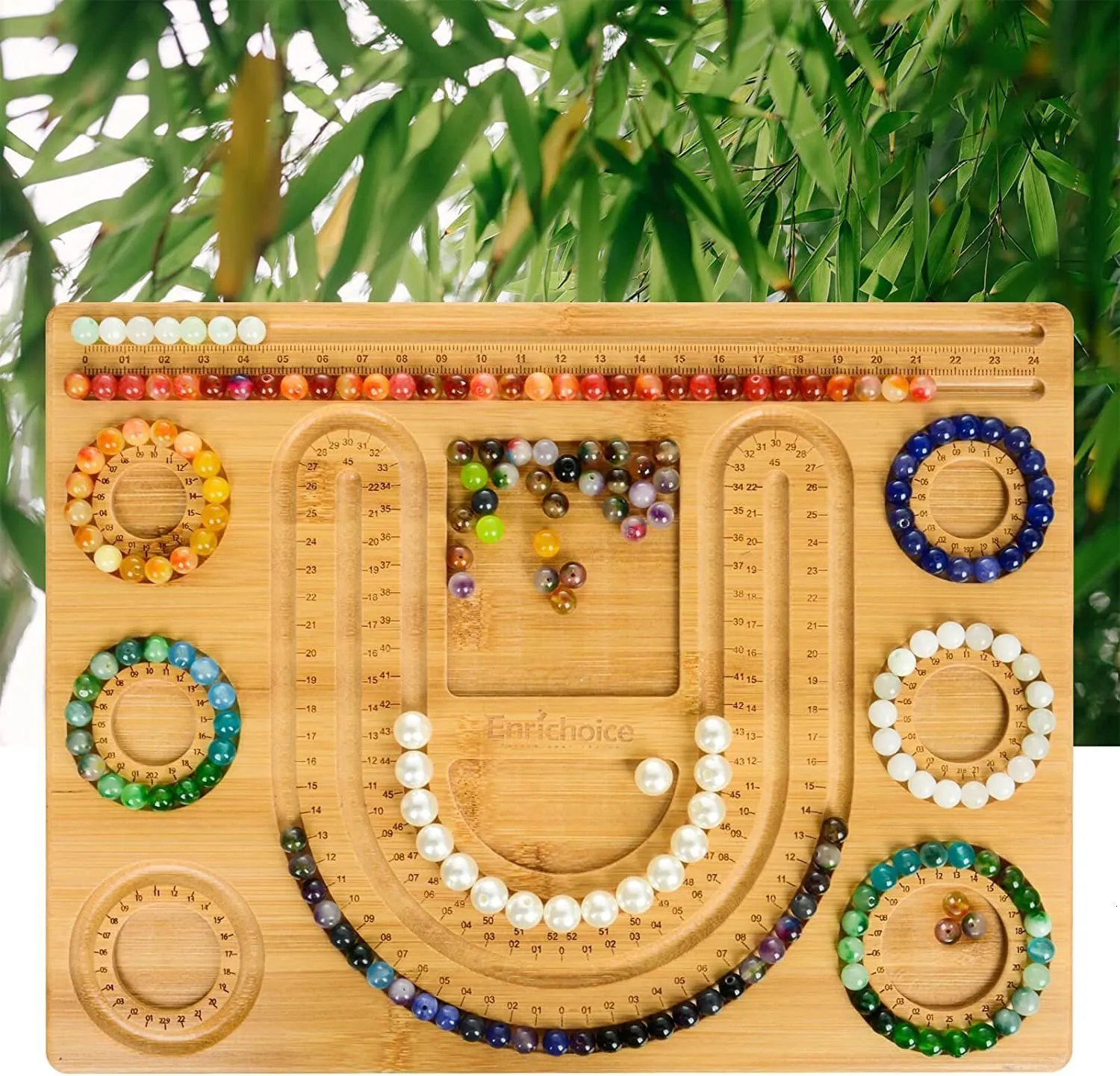 Bamboo Beading Board Set For Jewelry Making And Necklace Design Montessori  Math Toys For Bracelet And Trays 230111 From Deng08, $24.79